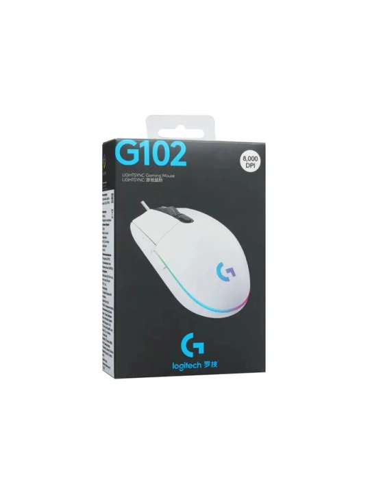 Logitech G102 LIGHTSYNC — игровая мышь с RGB, 8000 DPI и 6 программируемыми кнопками