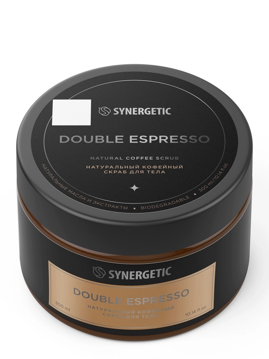 SYNERGETIC Coffee double espresso tana skrabi / Double espresso, 300ml