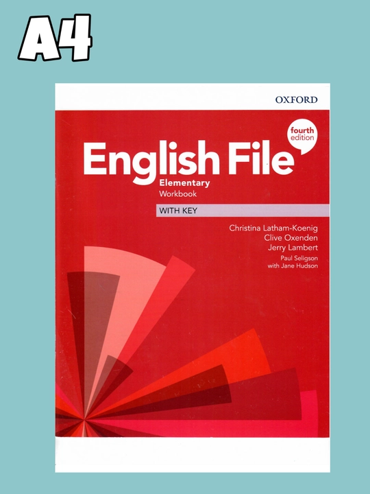 English file Elementary (4th edition) Student's Book + Workbook A4 format (210×297 mm) - 