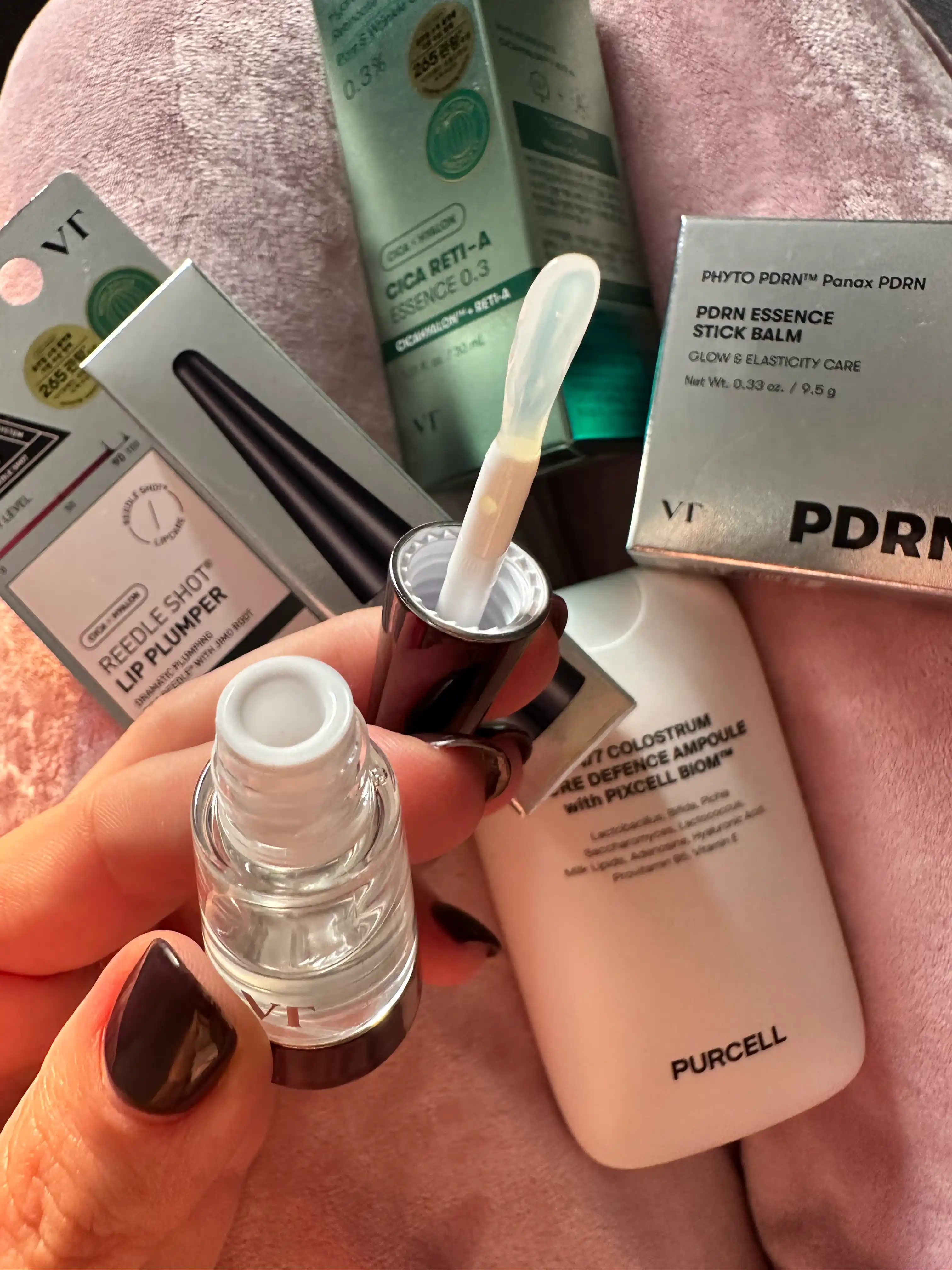 Плампер для губ VT Cosmetics Reedle Shot: объем с микроиглами, блеск и тинт, 6 видов