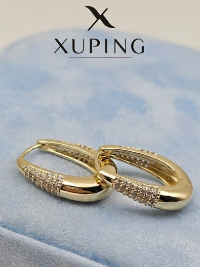 Серьги для девочек и женщин, Xuping — 1001PRT-XUPINGC-КОРАЛЛ