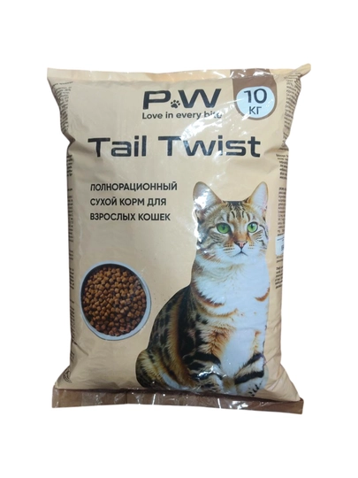 Сухой корм для кошек PawPicks Tail Twins "С курицей", 10 кг