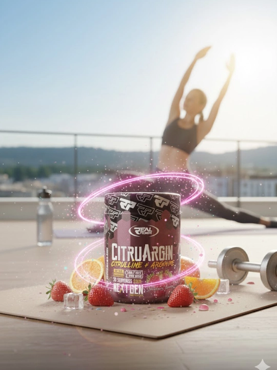 REAL PHARM CITRUARGIN – PUMP Energiya uchun L-Sitrullin  L-Arglinin kuchli kompleksi, 300 g