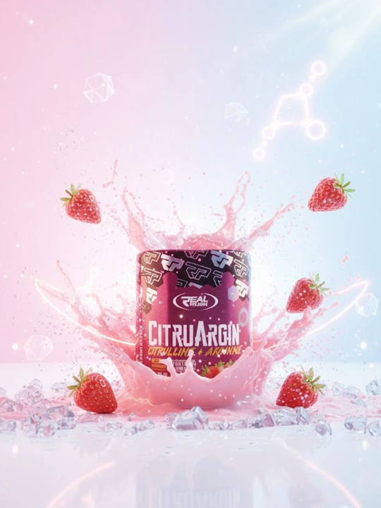 REAL PHARM CITRUARGIN – PUMP Energiya uchun L-Sitrullin  L-Arglinin kuchli kompleksi, 300 g