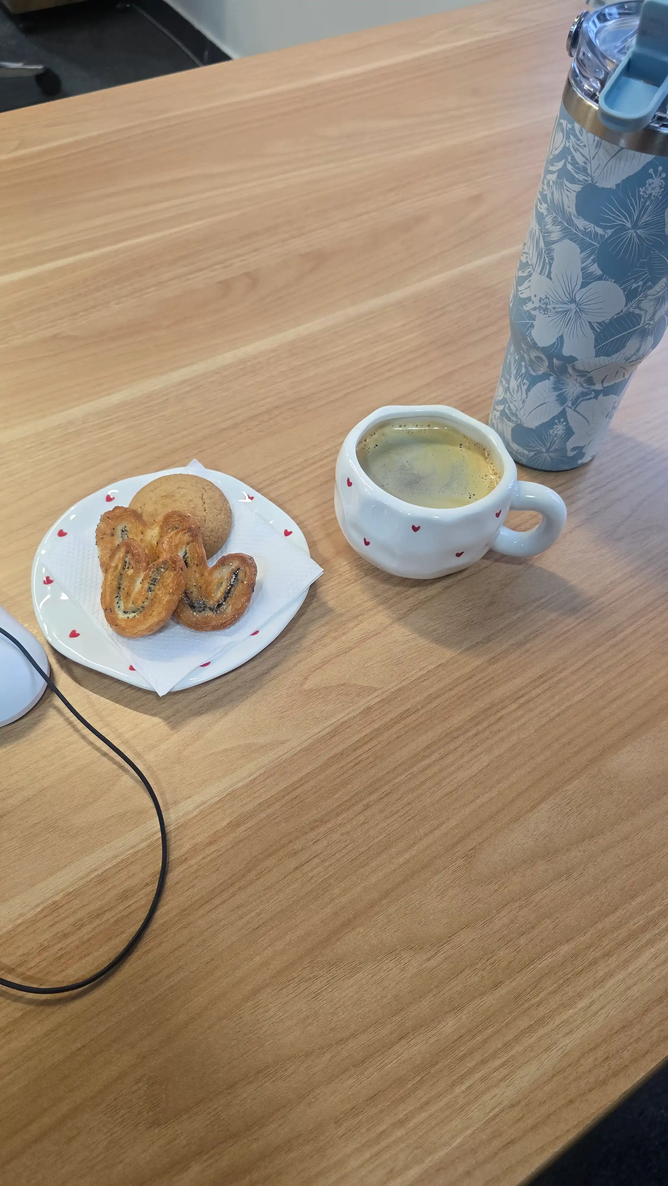 Choy jufti, 280 ml, keramika krujka likopcha bilan choy, qahva, kapuchino va latte uchun