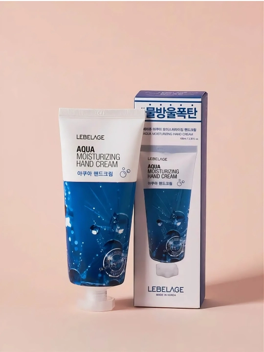 Увлажняющий и успокаивающий крем для рук, Lebelage Aqua Moisturizing Hand Cream, 100 мл - 