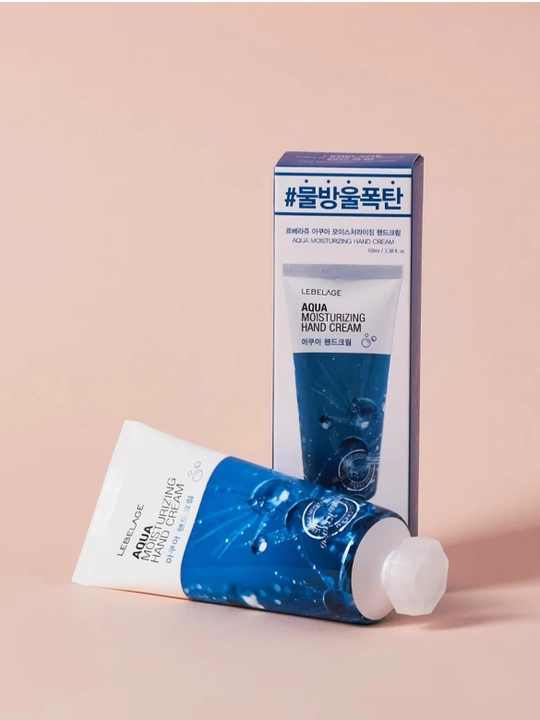 Lebelage Aqua Moisturizing Hand Cream, qo`l uchun yumshatuvchi, namlovchi krem, 100 ml