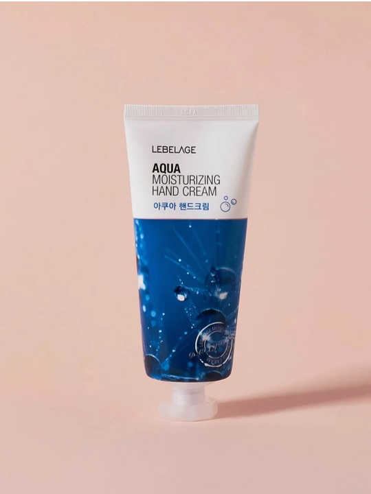 Lebelage Aqua Moisturizing Hand Cream, qo`l uchun yumshatuvchi, namlovchi krem, 100 ml