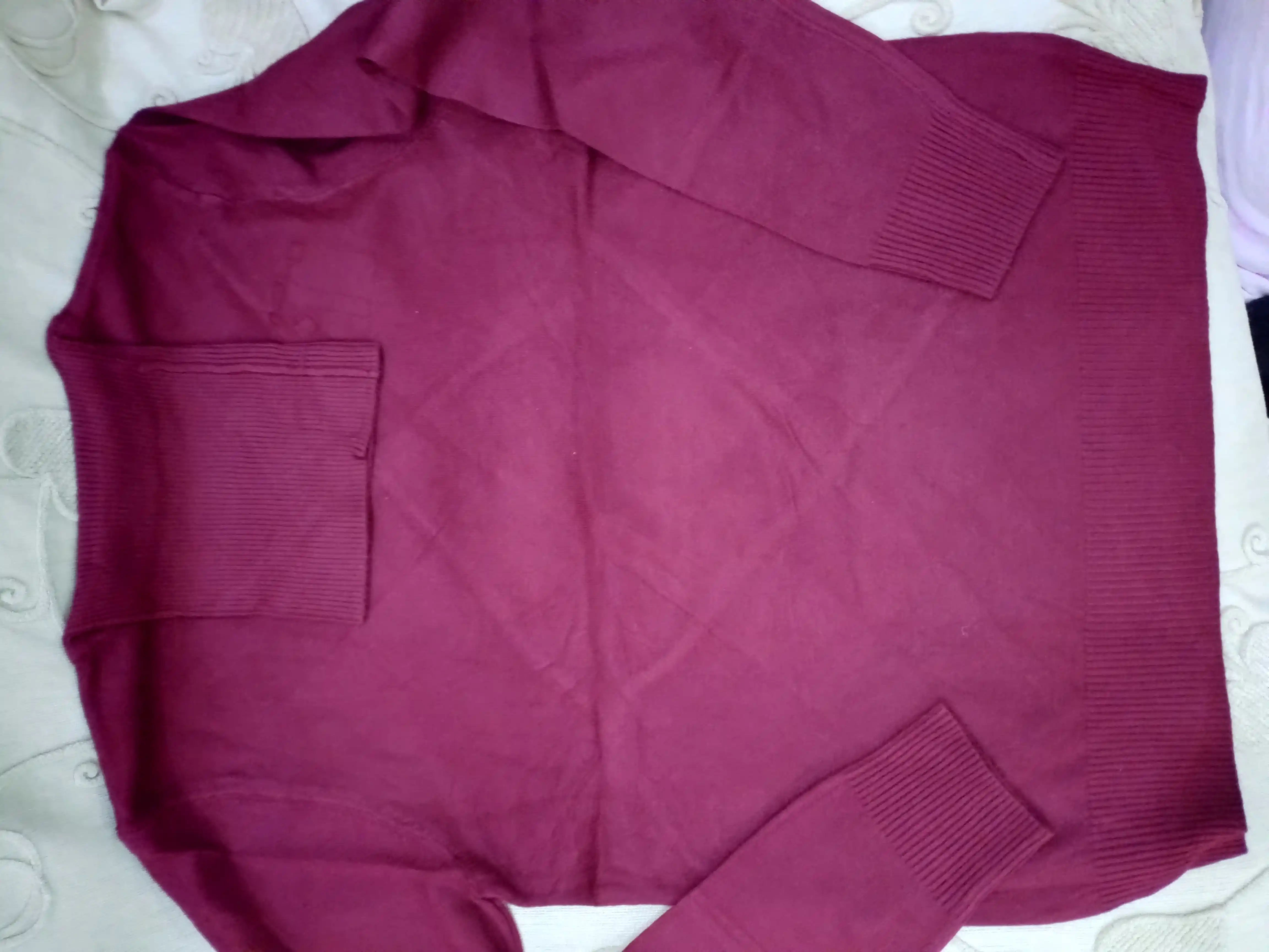 Ayollar uchun kashmyor va junli vodolazka, kuz va qish uchun sviter, L - XL o'lcham