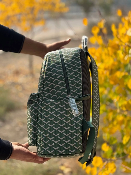 Городской рюкзак с узором Goyard