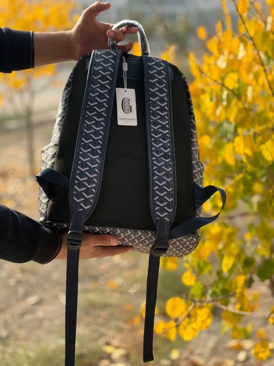 Городской рюкзак с узором Goyard