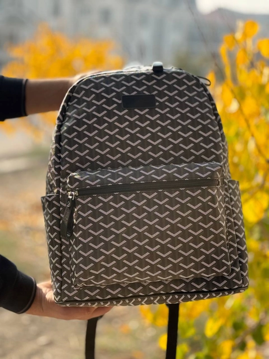 Городской рюкзак с узором Goyard