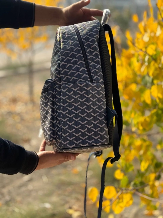 Городской рюкзак с узором Goyard
