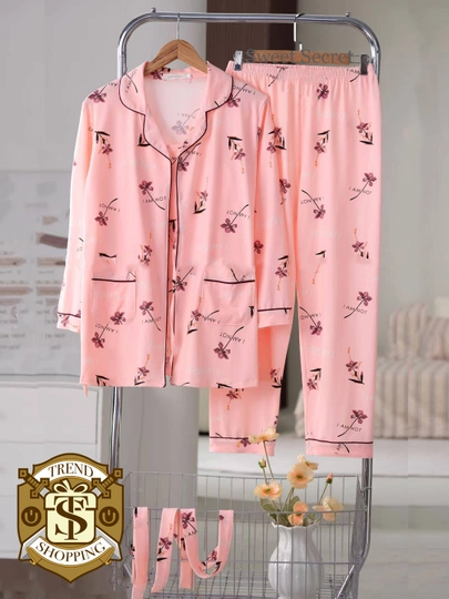 Pijama ayollar uchun, 3 tasi 1 da, barcha fasllar uchun