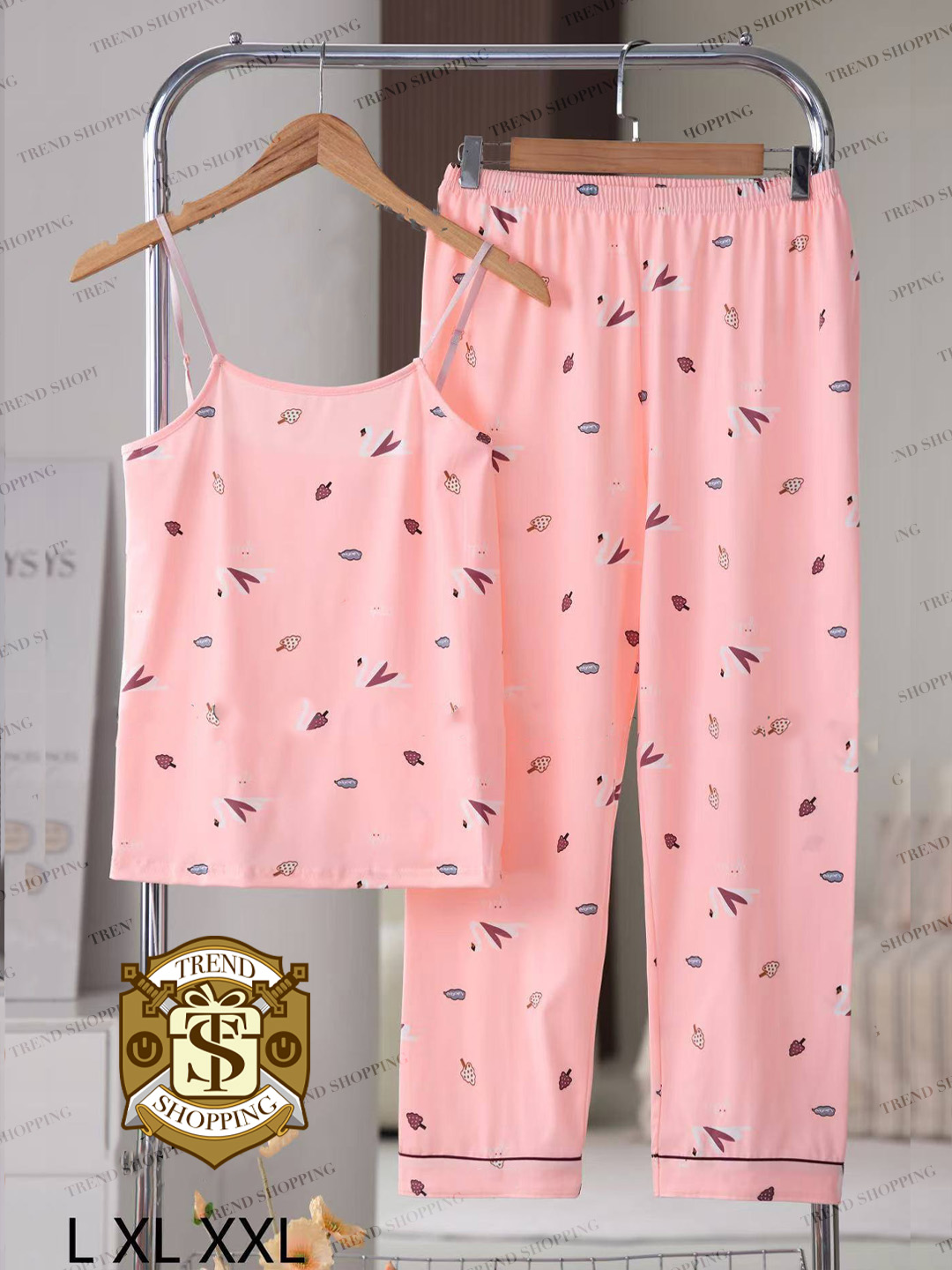 Pijama ayollar uchun, 3 tasi 1 da, barcha fasllar uchun