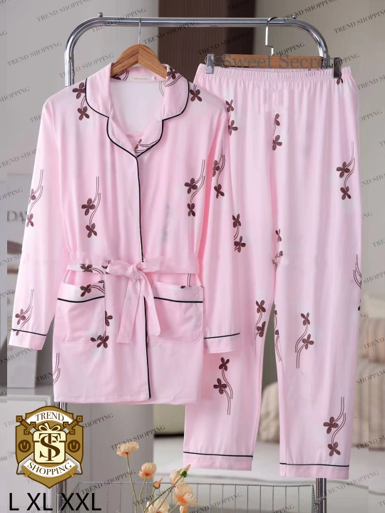 Pijama ayollar uchun, 3 tasi 1 da, barcha fasllar uchun
