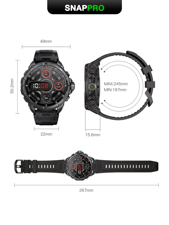 Aqlli soat KUMI U5 PRO AI Watch