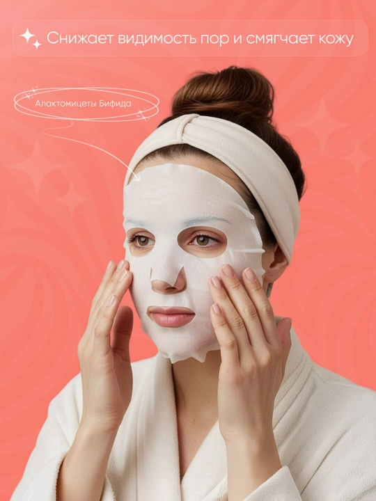 Numbuzin 3 Tingle Pore Softening Sheet Mask Niqob-plyonka - pora qisqartiruvchi