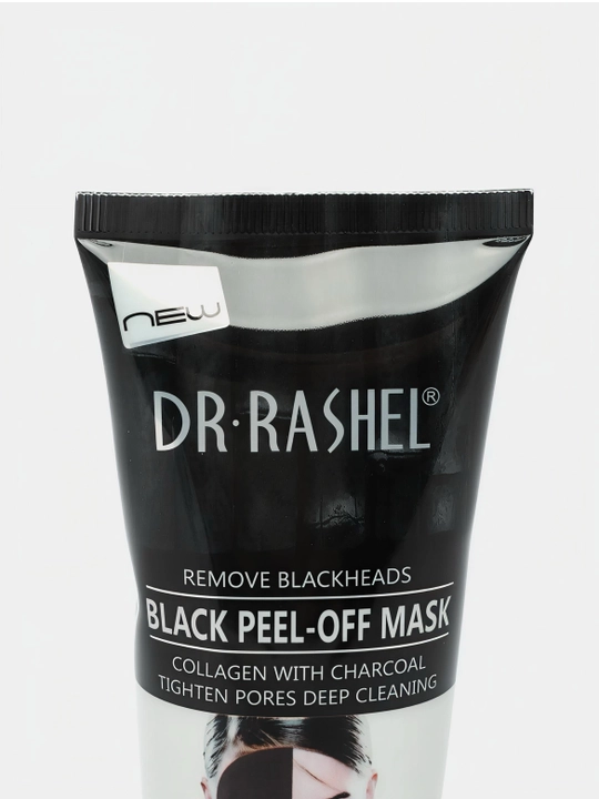 Черная маска для лица, от черных точек и прыщей, DR RASHEL Black Peel-Off Mask 120 мл