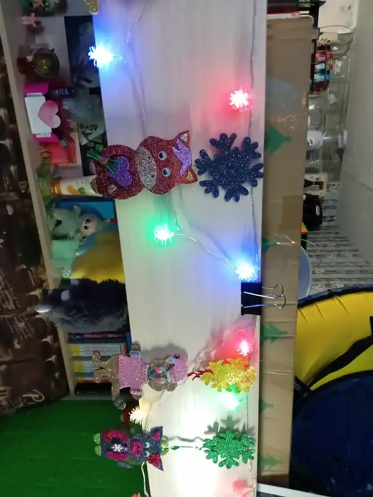 LED girlyanda “Shishkalar”, yangi yil uchun, batareykada, archa uchun, 3, 6, 10 metr