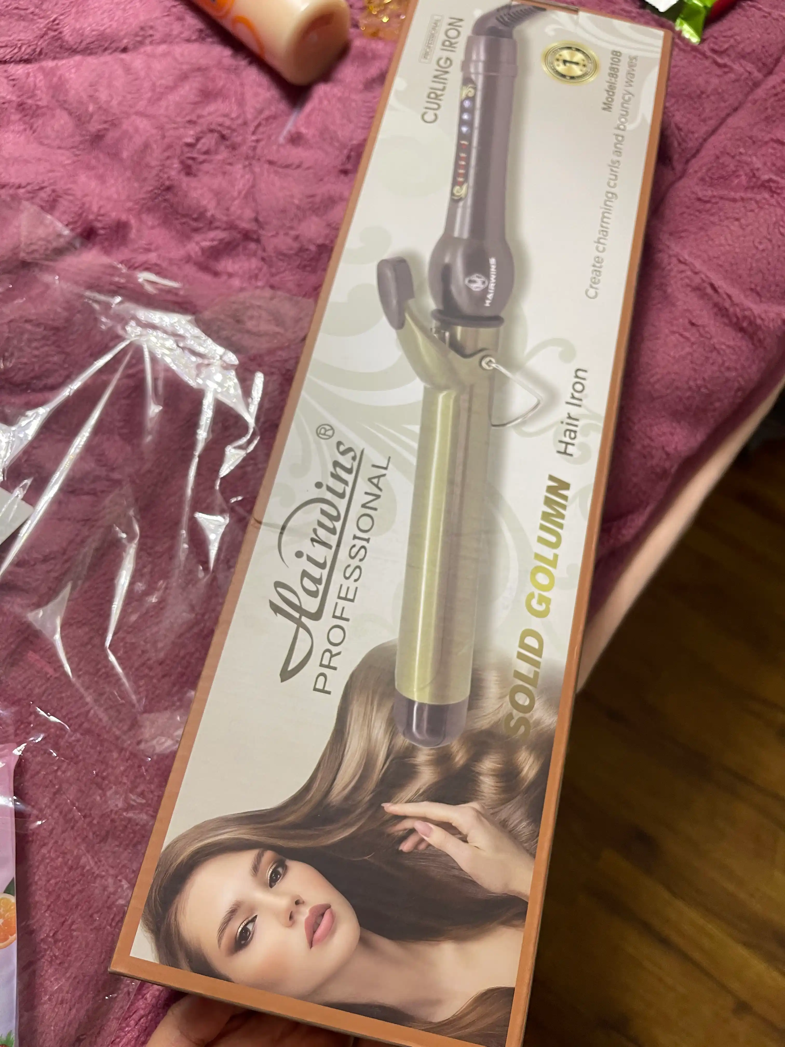 Professional ployka dazmol Hairwins HW-8810 soch turmaklash uchun, harorat nazorati