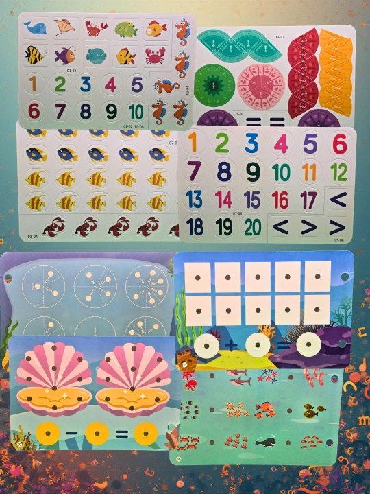 Развивающий Busy Book для детей — стикеры, пазлы, задания