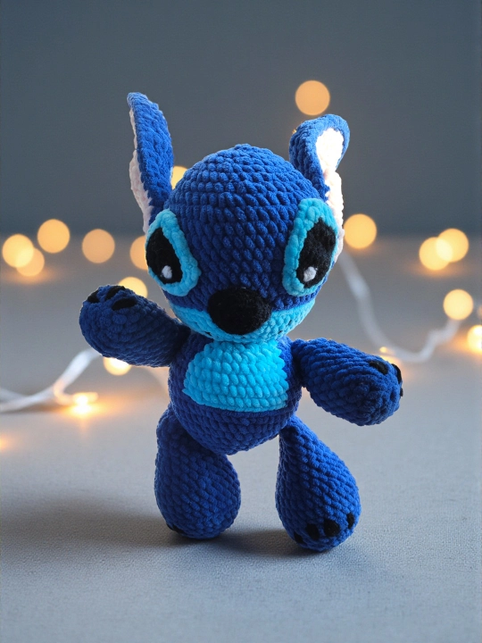 Мягкая игрушка Стич  29 см , ручная работа