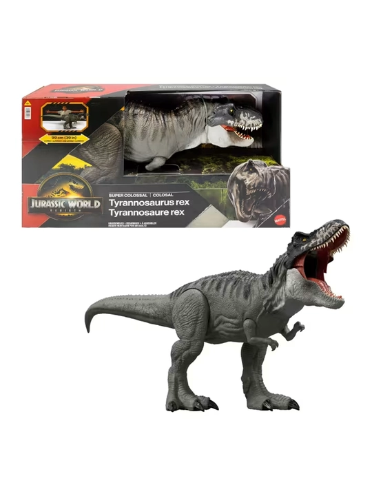 Jurassic World Rebirth Super Colossal T-Rex — гигантская фигурка динозавра - 