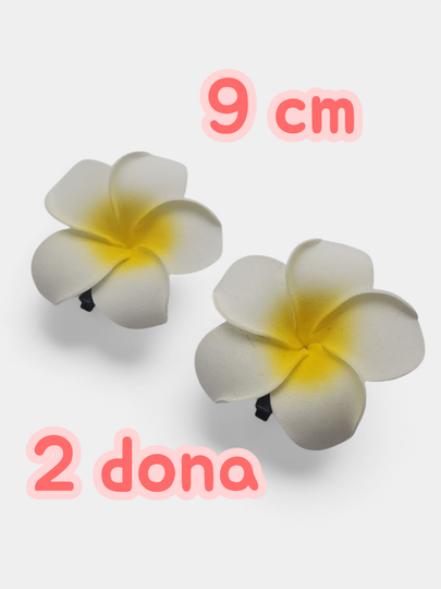 Soch qisqichi, gavayi uslubidagi gul, nevidimka, zakolka - 