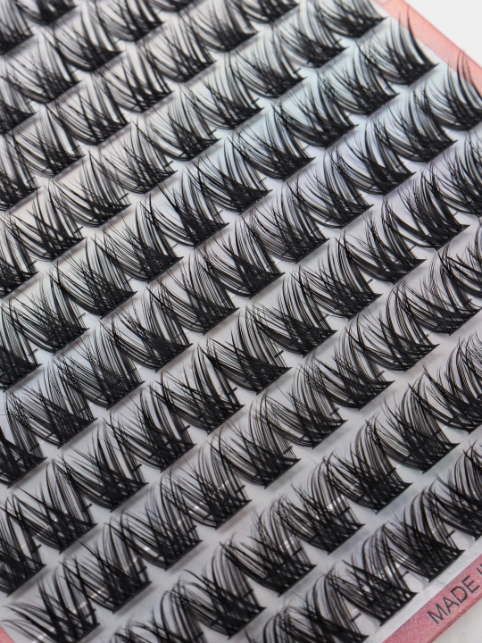 Набор пучковых ресниц Eyelashes Extension 10, 11, 12, 13 мм