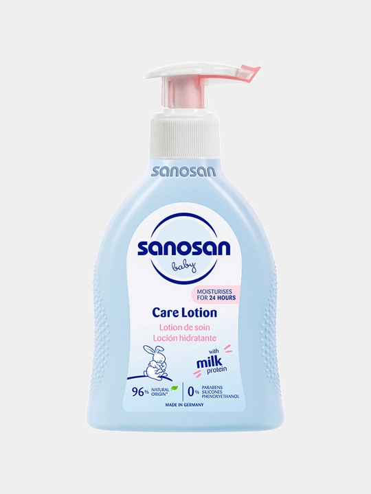 Лосьон для тела Sanosan Baby Care увлажняющий 0м+ 200 мл - 