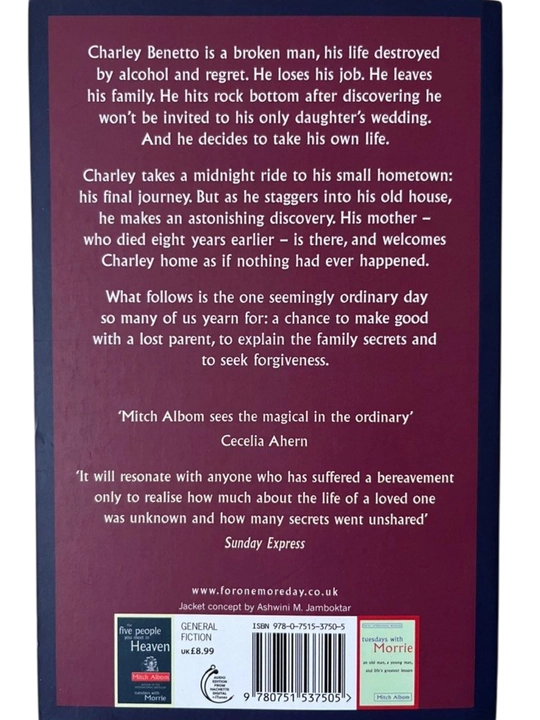 For one more Day. Mitch Albom (Books in English)