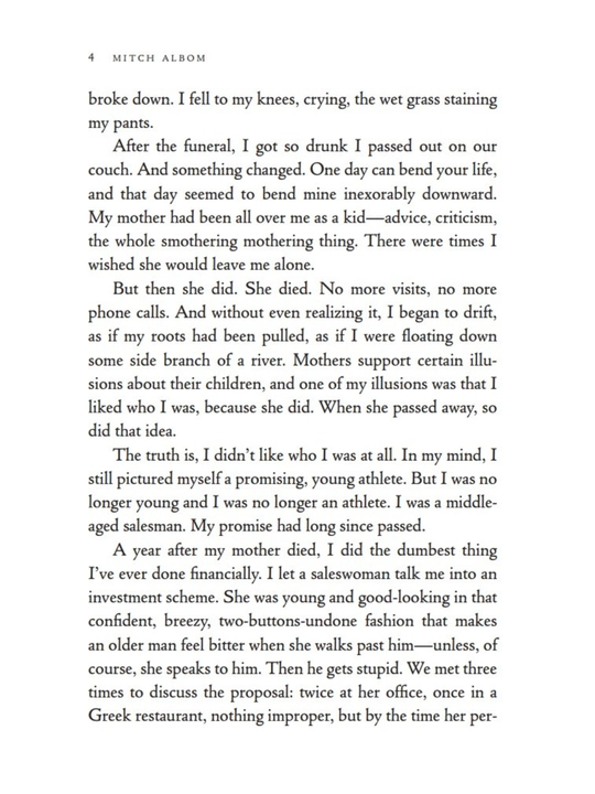 For one more Day. Mitch Albom (Books in English)