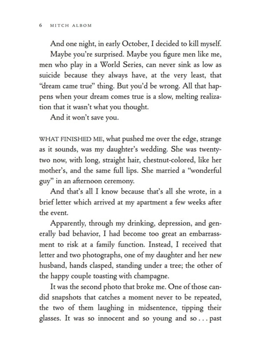 For one more Day. Mitch Albom (Books in English)