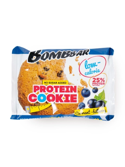Протеиновое печенье Bombbar Protein Cookie, без сахара, 40 г — TOUCHOM-BOMBBARCOOKIE-СИНИЙ