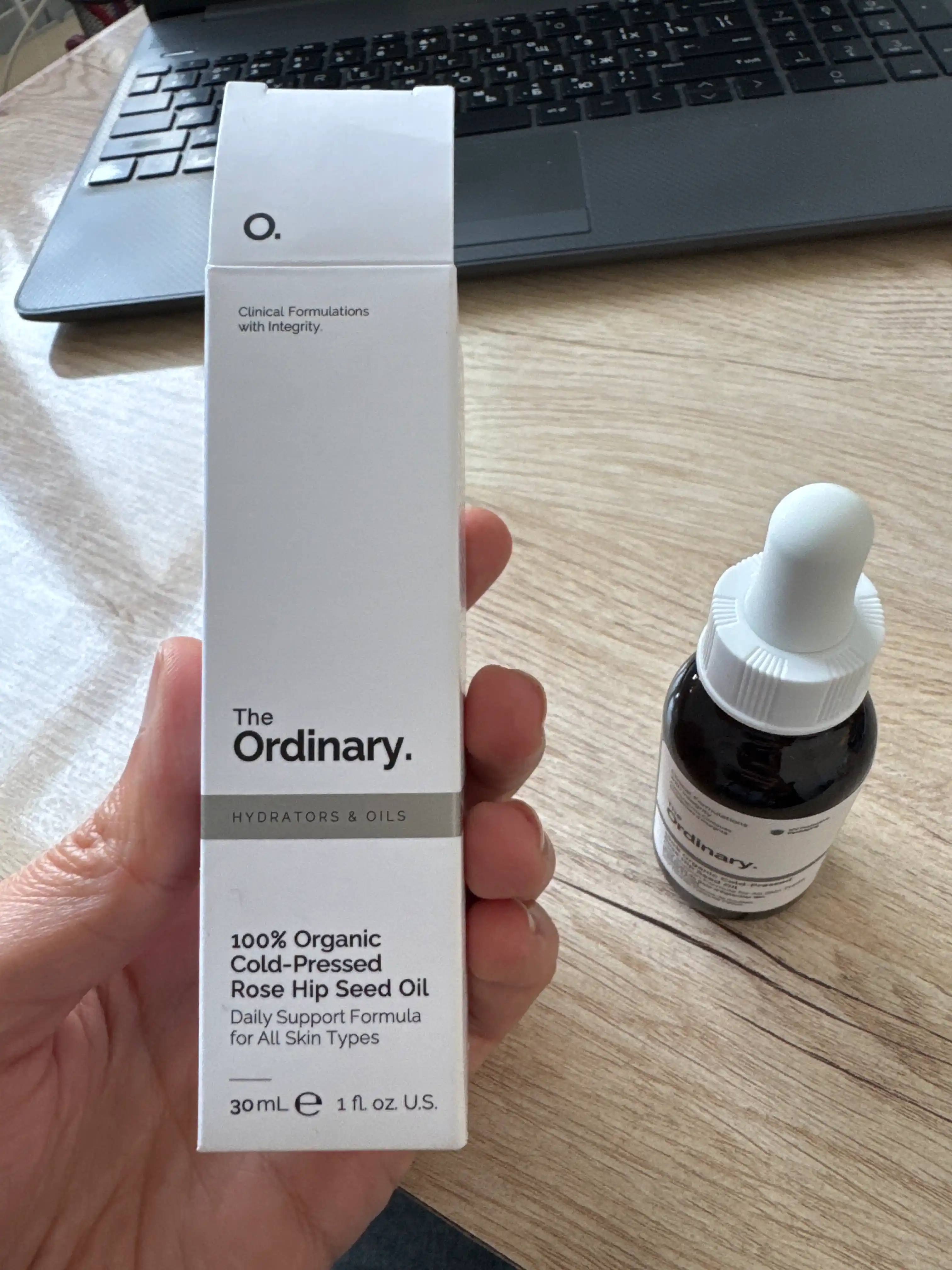 The Ordinary Rose Hip Seed Oil – масло шиповника для лица и тела, 30 мл