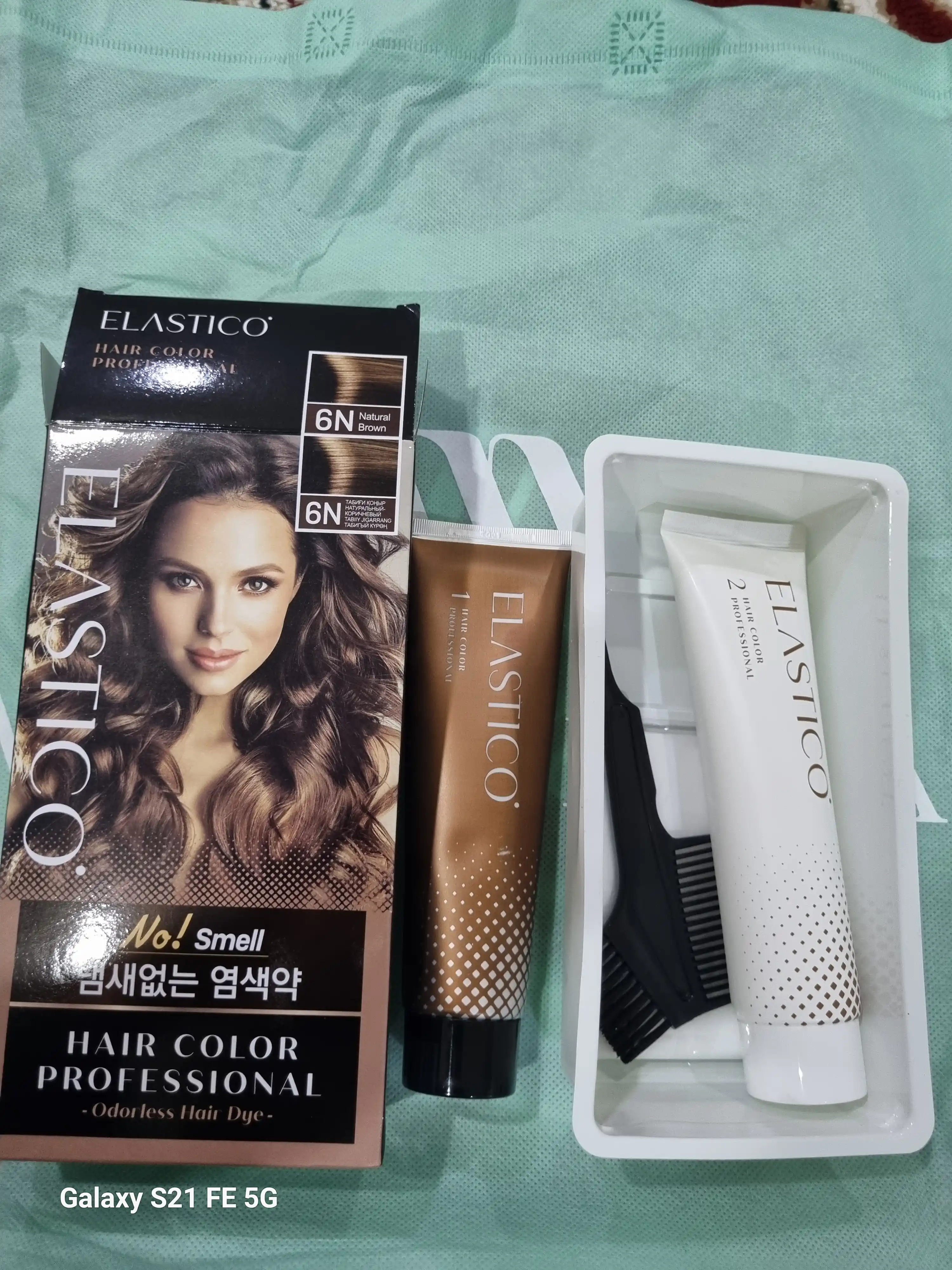 Краска для волос ELASTICO, без аммиака, 300 мл, Корея
