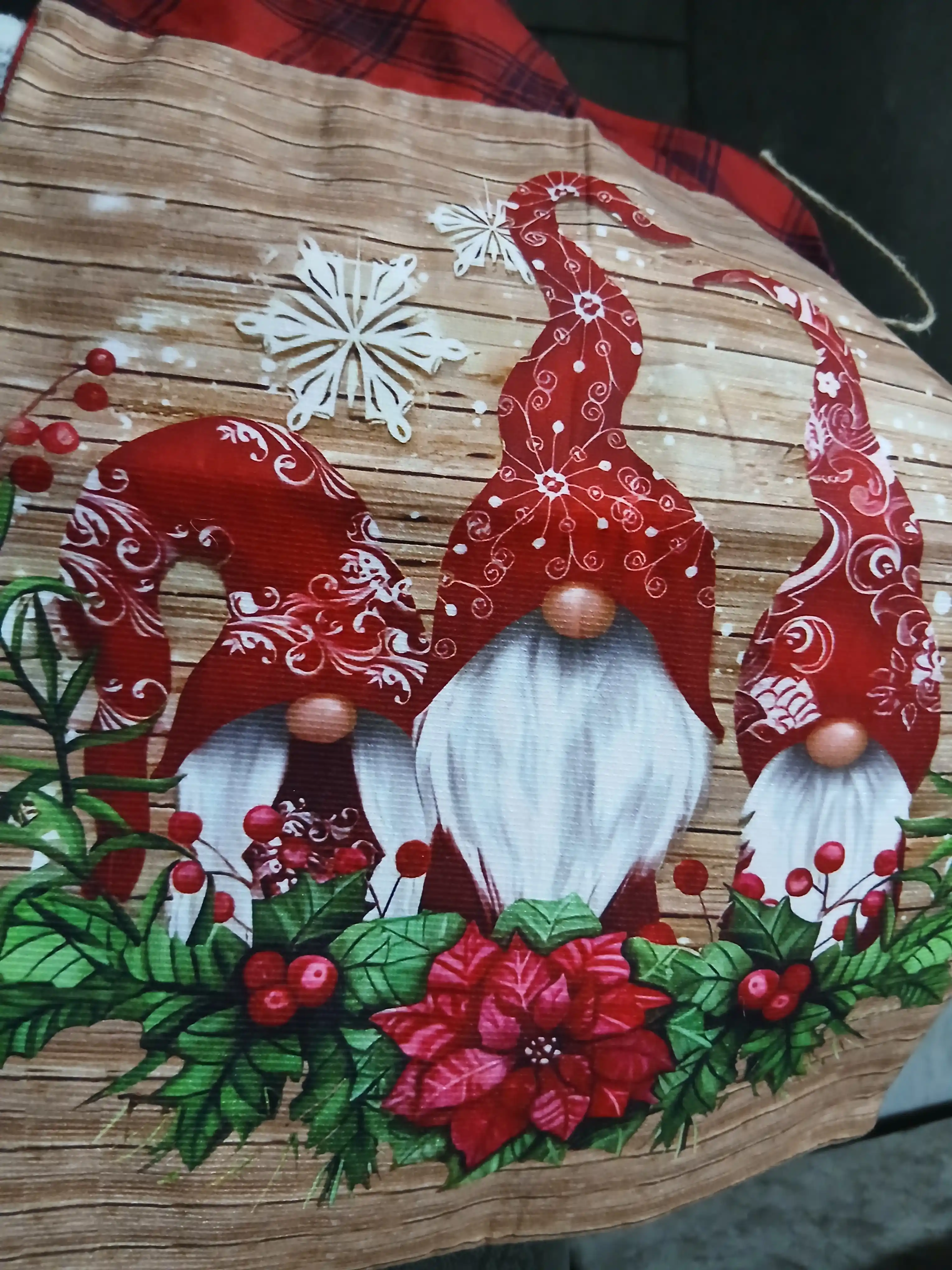 Yangi yil sovg'a sumkasi, qalin material