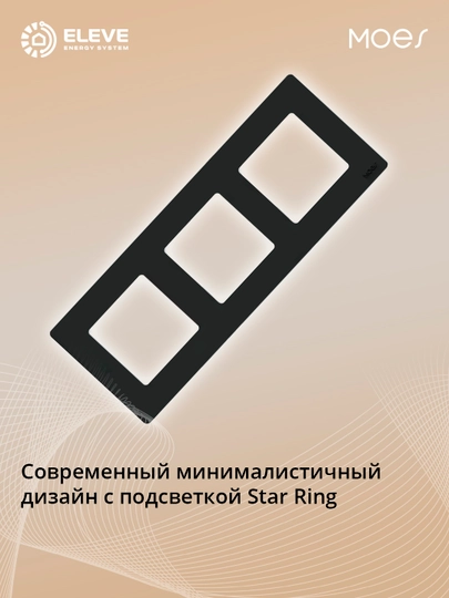 Рамка Star Ring Moes Графит