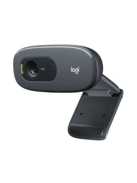 Веб-камера Logitech C270 HD, 720p, автокоррекция света, USB, с микрофоном, с гарантией