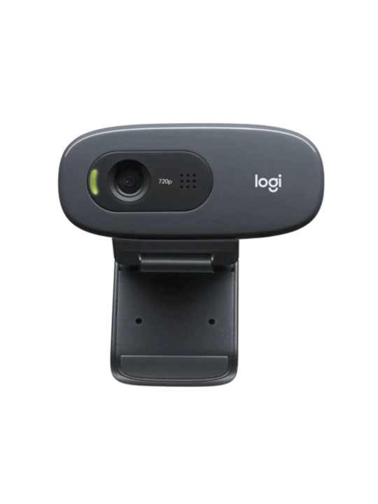 Веб-камера Logitech C270 HD, 720p, автокоррекция света, USB, с микрофоном, с гарантией