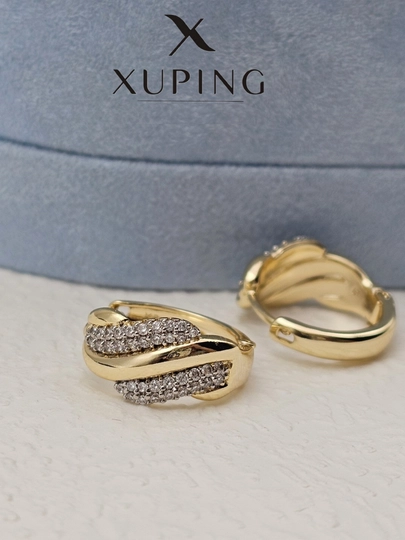 Серьги для девочек и женщин, Xuping — 1001PRT-XUPINGC-ЛИМОН