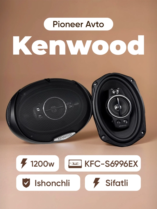 Kenwood 1200w KFC-6996EX toza bass 2 donasi - 
