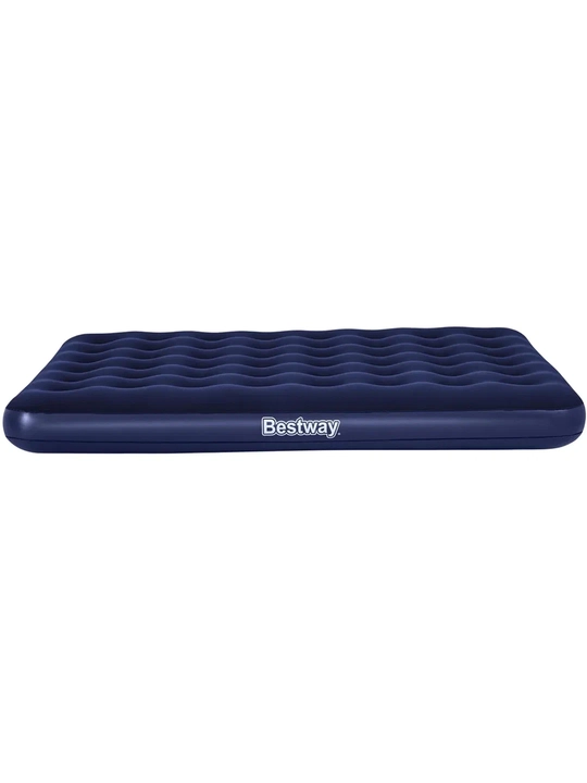 Надувной матрас Airbed удобный, прочный, флокированный, одно и двуспальный