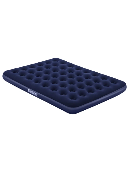 Надувной матрас Airbed удобный, прочный, флокированный, одно и двуспальный