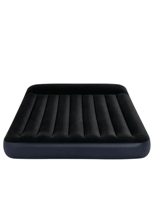 Надувной матрас Airbed удобный, прочный, флокированный, одно и двуспальный