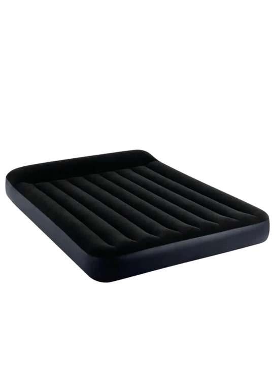 Надувной матрас Airbed удобный, прочный, флокированный, одно и двуспальный