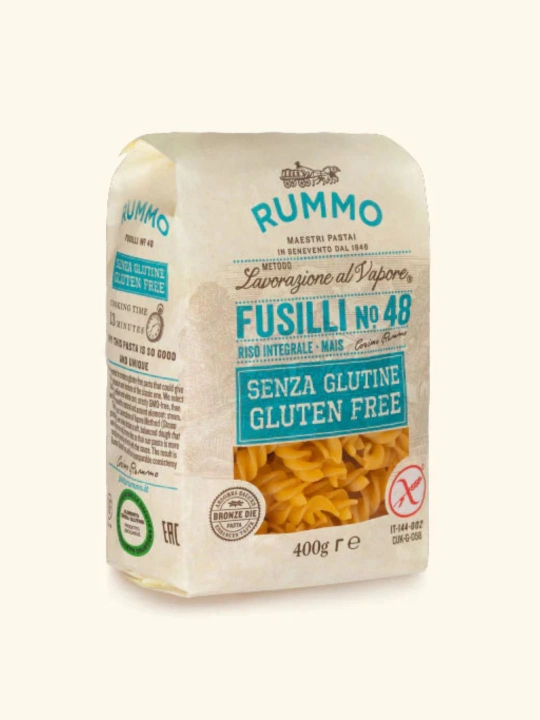 Glyutensiz Rummo makaronlari, guruch va makkajo‘xori, 400 g - 