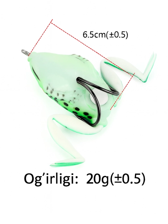 W.P.E приманка-лягушка 6,5 см 