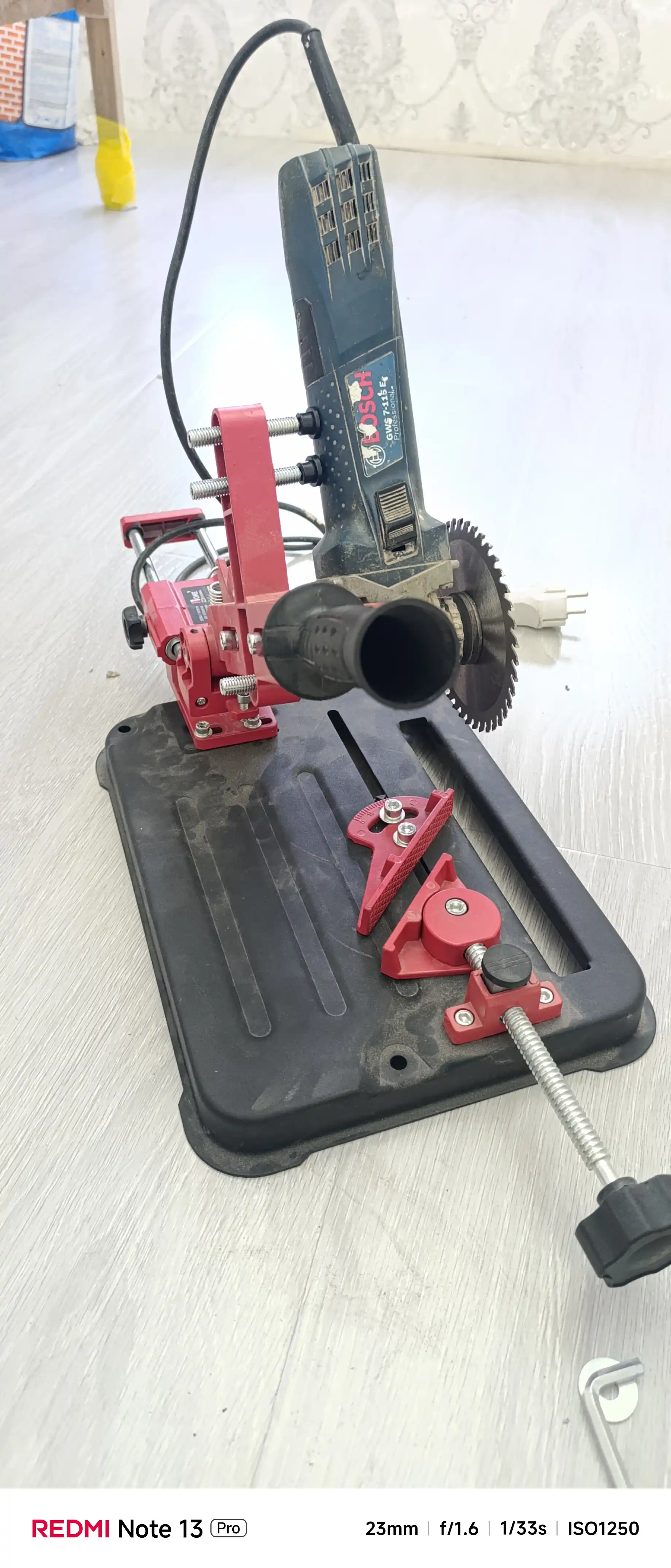 Стойка для крепления болгарки "NUMBER ONE" NAGS-125PRO, с протяжкой